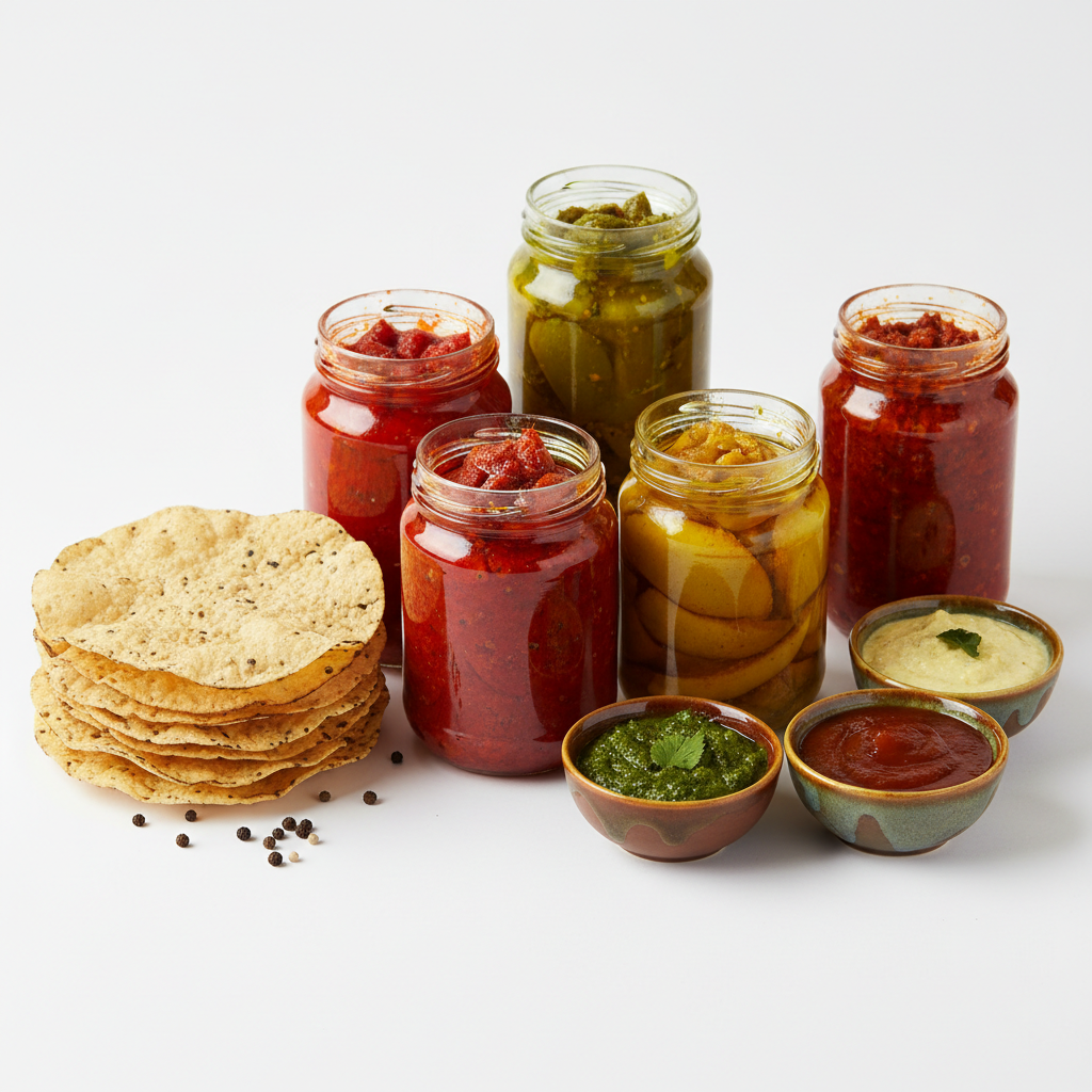 Pickles, Papad & Chutneys