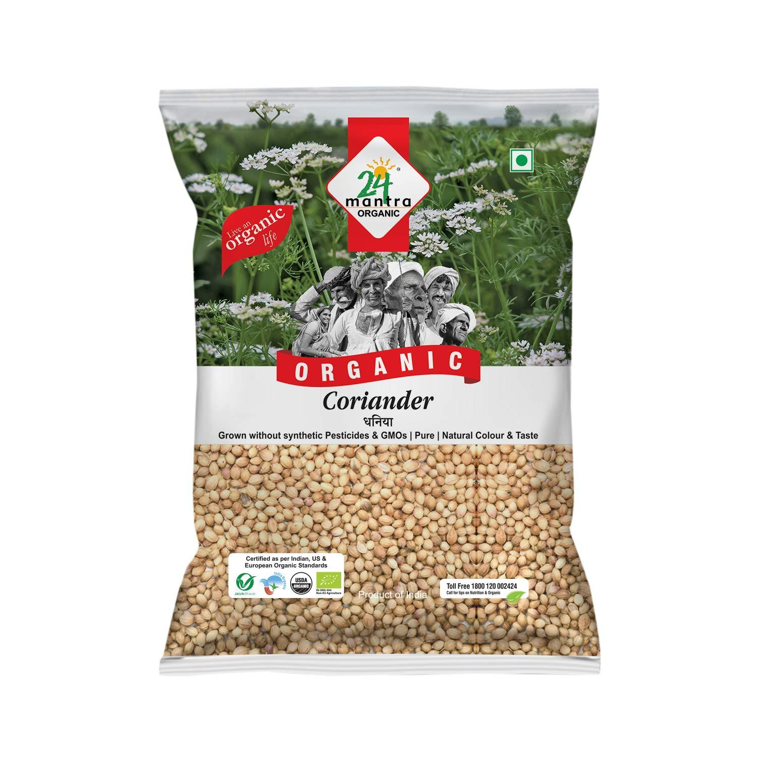 24 MANTRA ORGANIC CORIANDER SEED 7OZ / 200G
