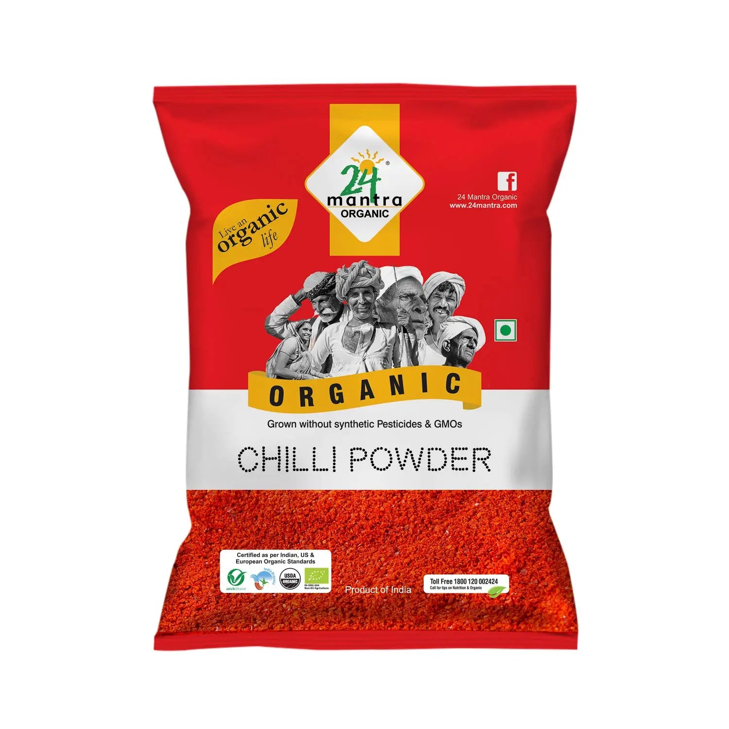 24 MANTRA ORGANIC CHILLI POWDER 7OZ (200G)