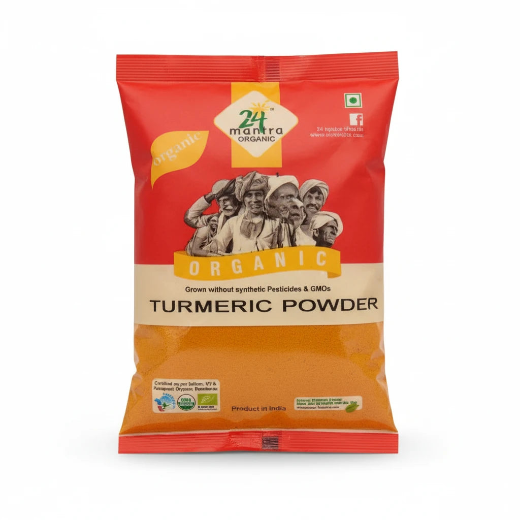24 MANTRA ORGANIC TURMERIC POWDER 7OZ / 200G