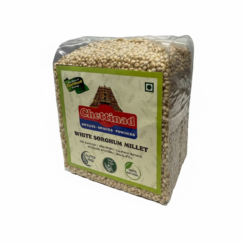 CHETTINAD WHITE SORGHUM MILLETS 907G (2LB)