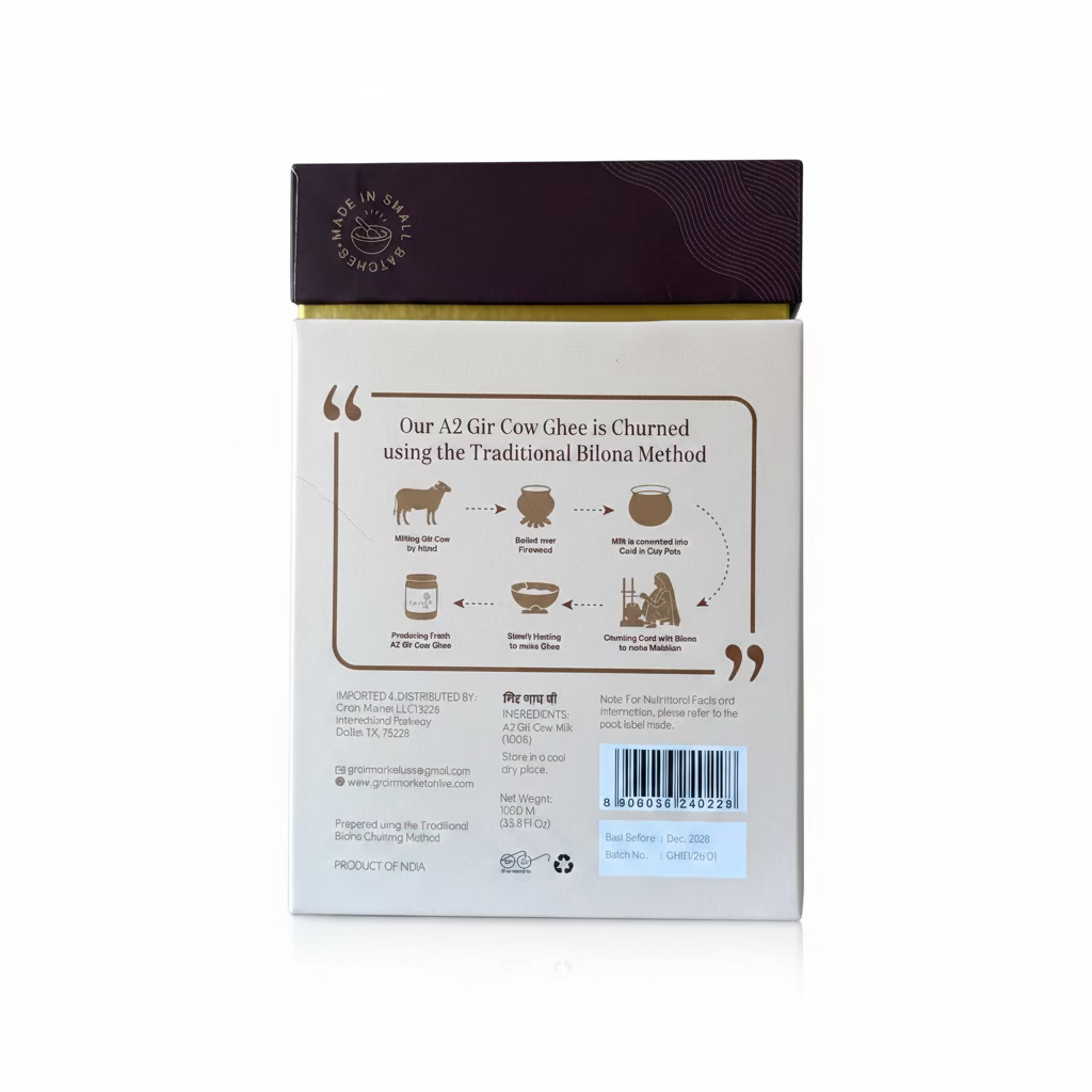 Farmse - GM - A2 Desi Gir Cow Ghee