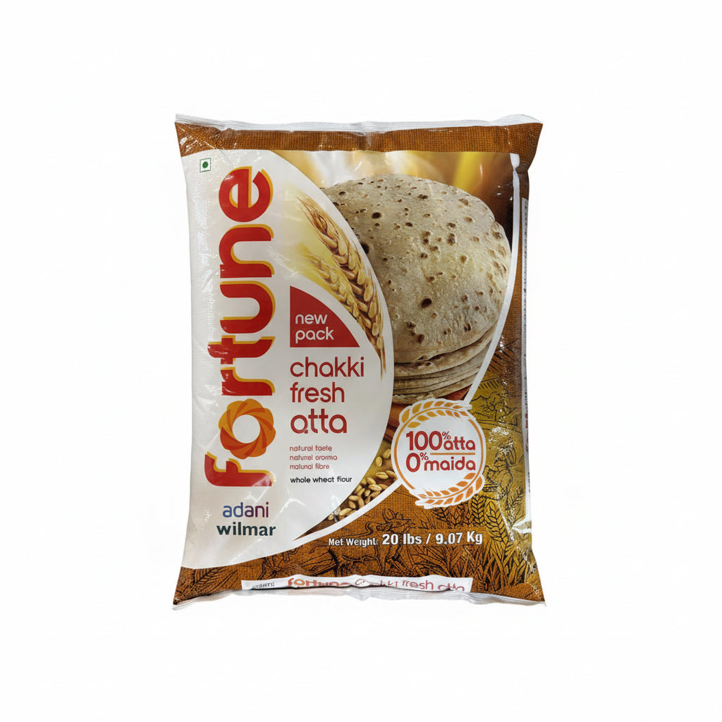 FORTUNE CHAKKI FRESH WHOLE WHEAT ATTA 20LB