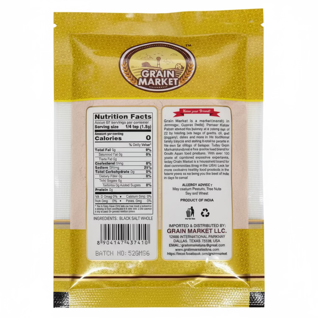 GM BLACK SALT (KALA NAMAK) 100G