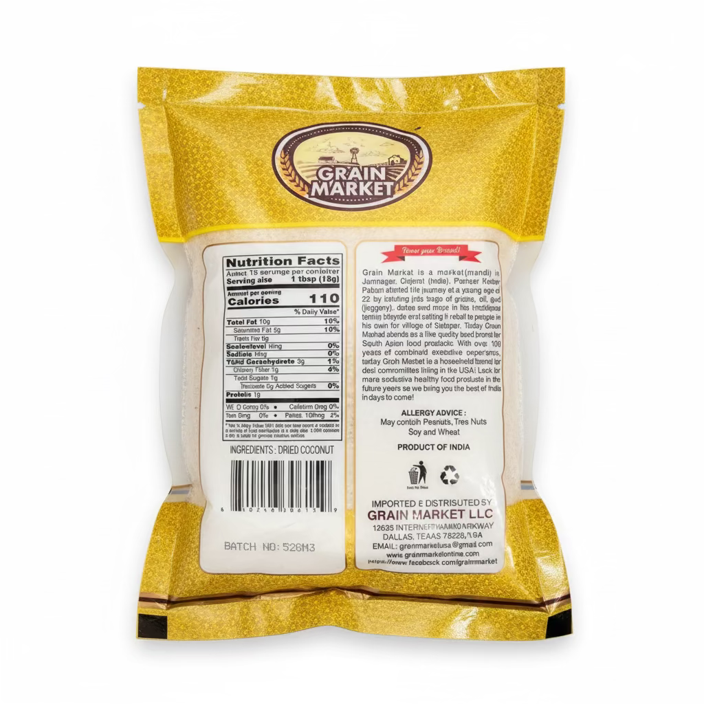 GM DESICCATED COCONUT POWDER (INDIA) - 200G
