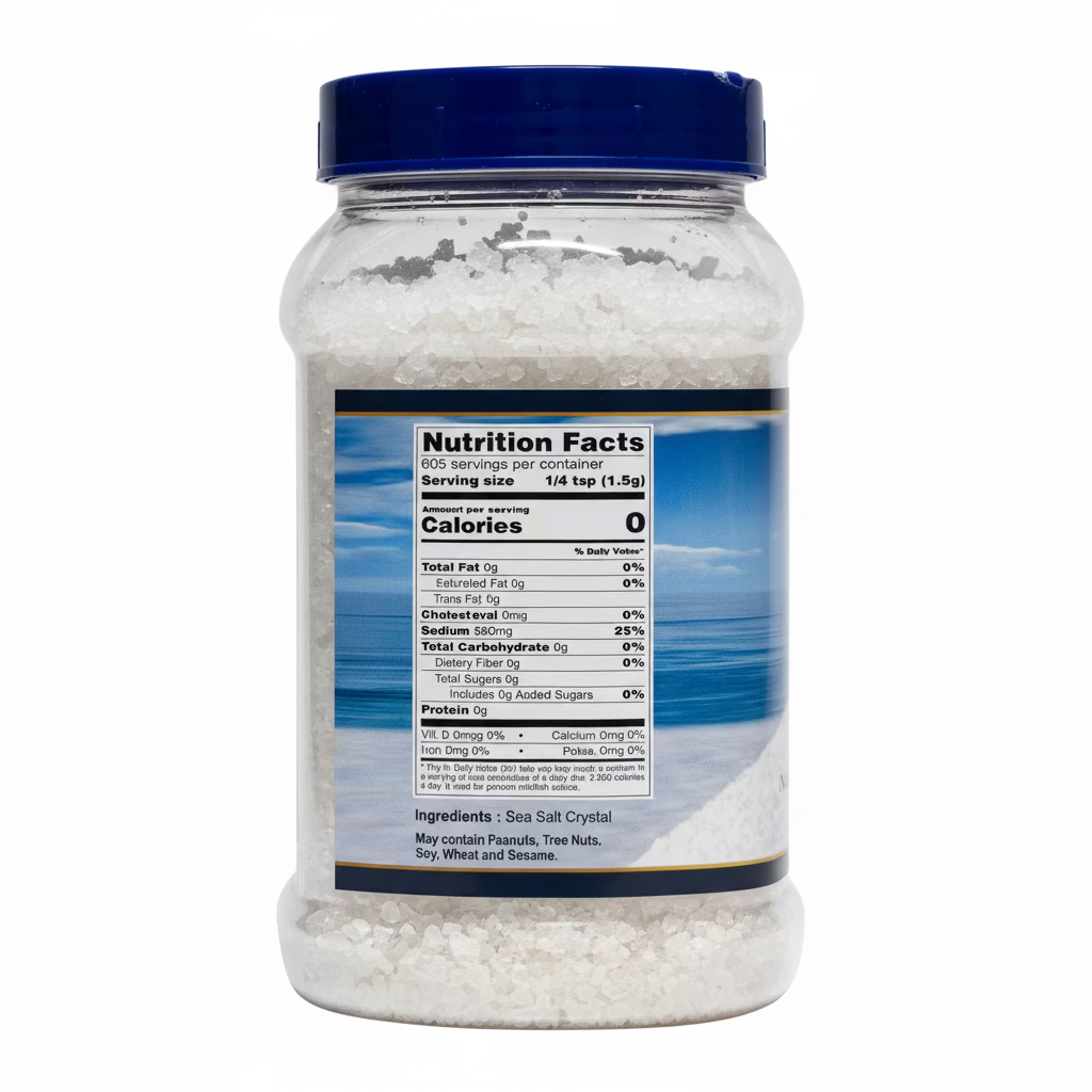 GM SEA SALT JAR 2LB