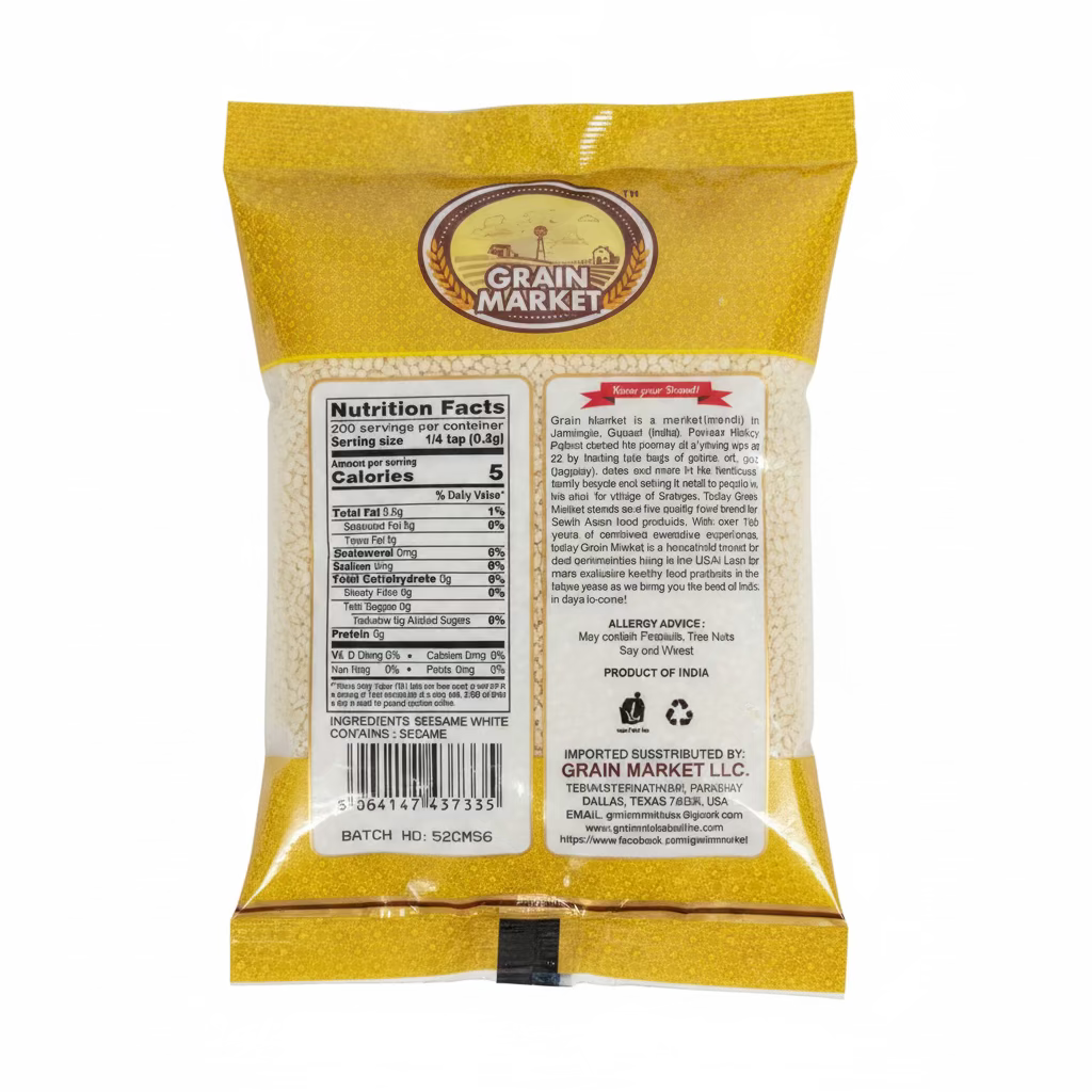 GM SESAME SEED WHITE 100G