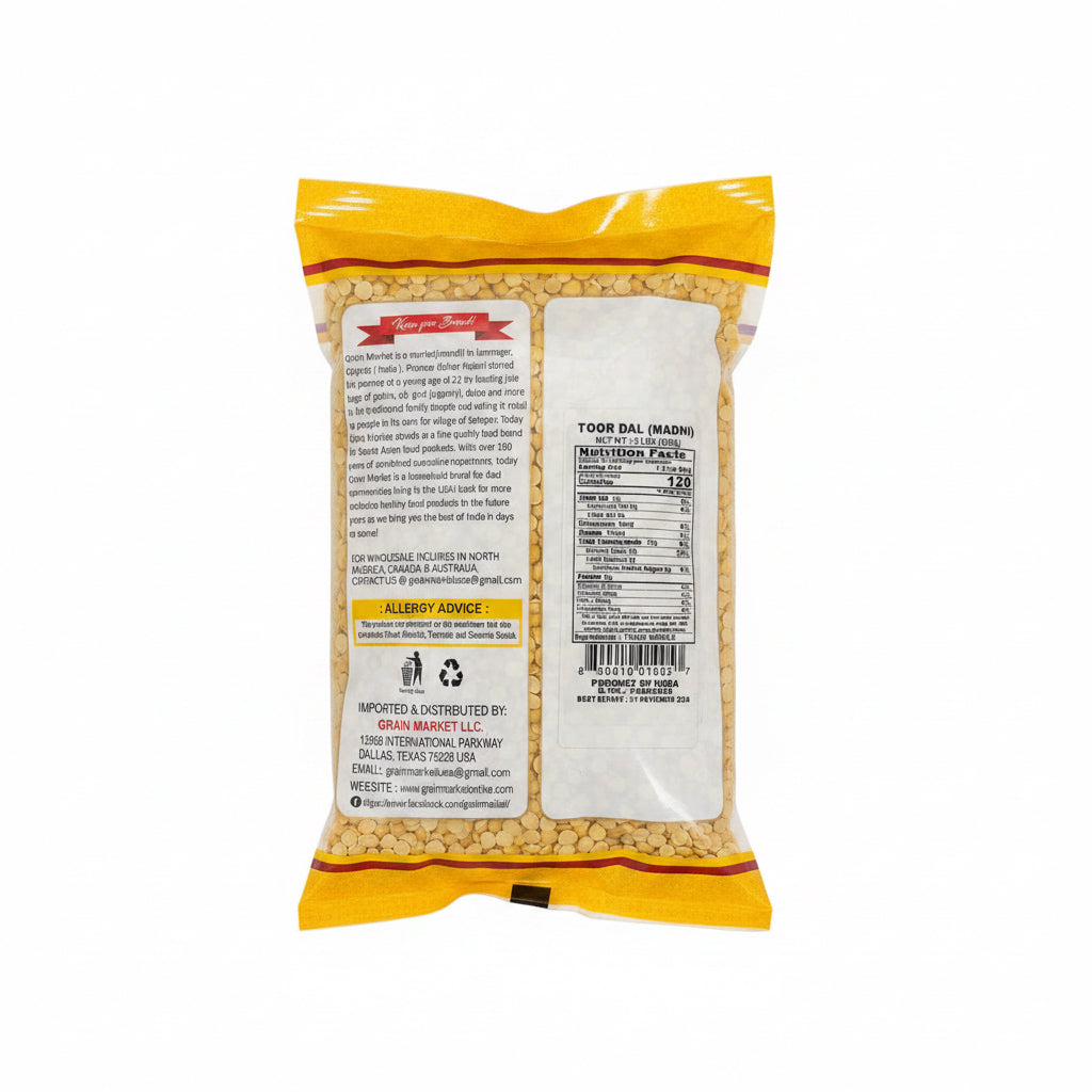GM TOOR DAL PLAIN 2LB