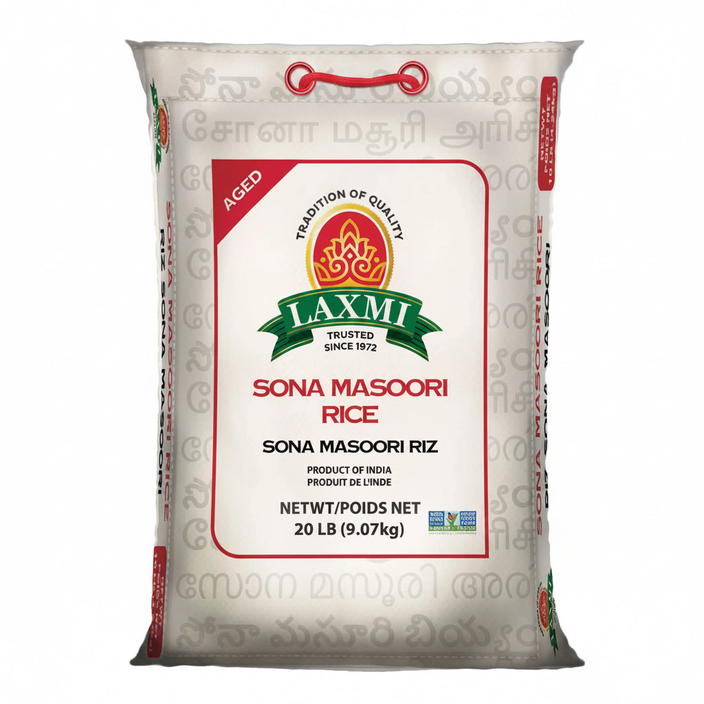 LAXMI SONA MASOORI RICE 20LB