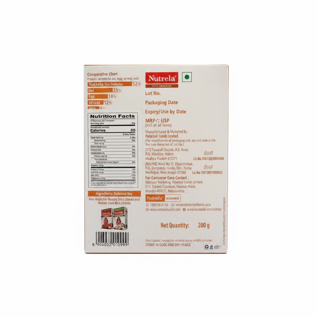 NUTRELA SOYA GRANULES 200G