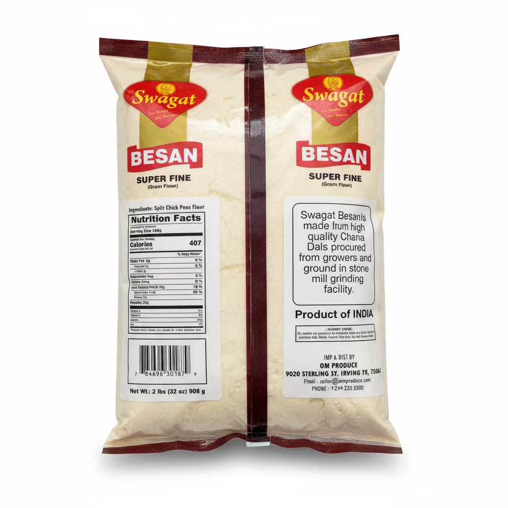 SWAGAT FLOUR - BESAN 2 LB