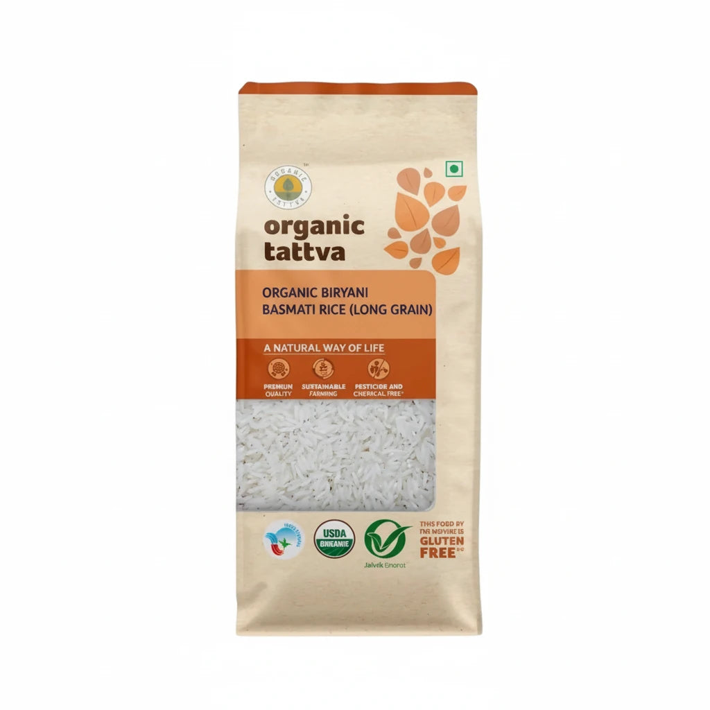 TATTVA ORGANIC BIRYANI BASMATI RICE 10LB