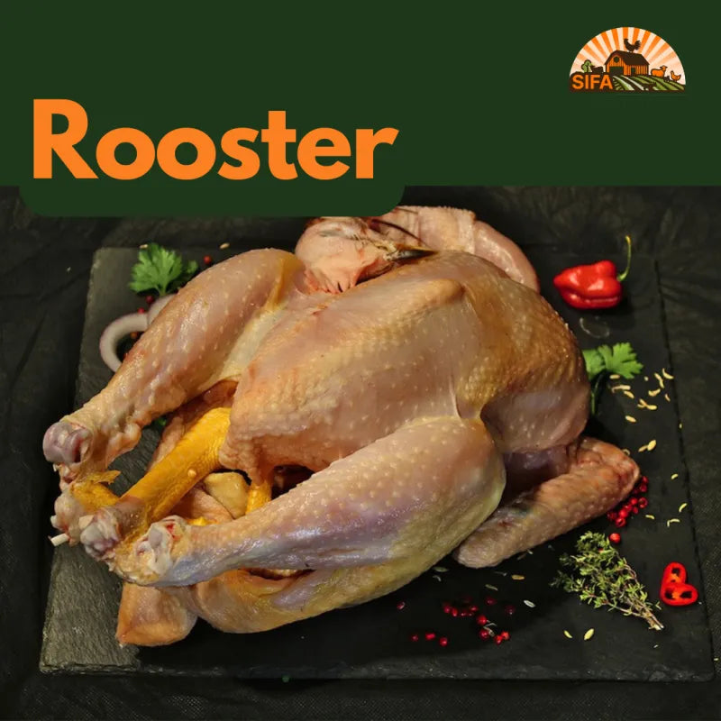 Whole Rooster Chicken ~(3.9 - 5.6)LB